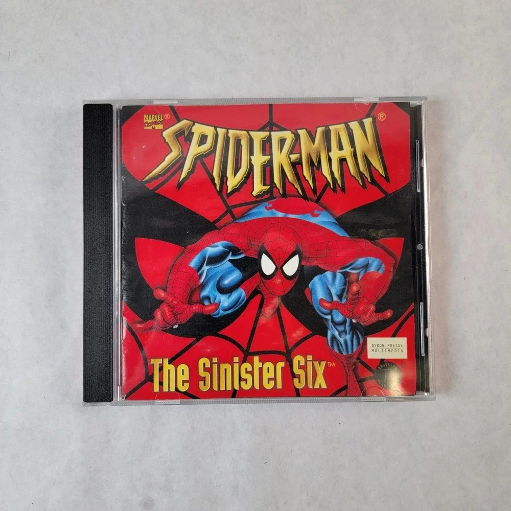 Spider-Man The Sinister Six PC Game 1996 Byron Preiss Multimedia Windows DOS
